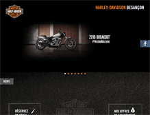 Tablet Screenshot of harley-davidson-besancon.com